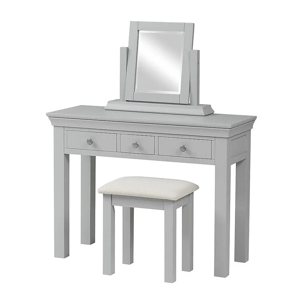 Chantilly Console Desk - Pebble Grey