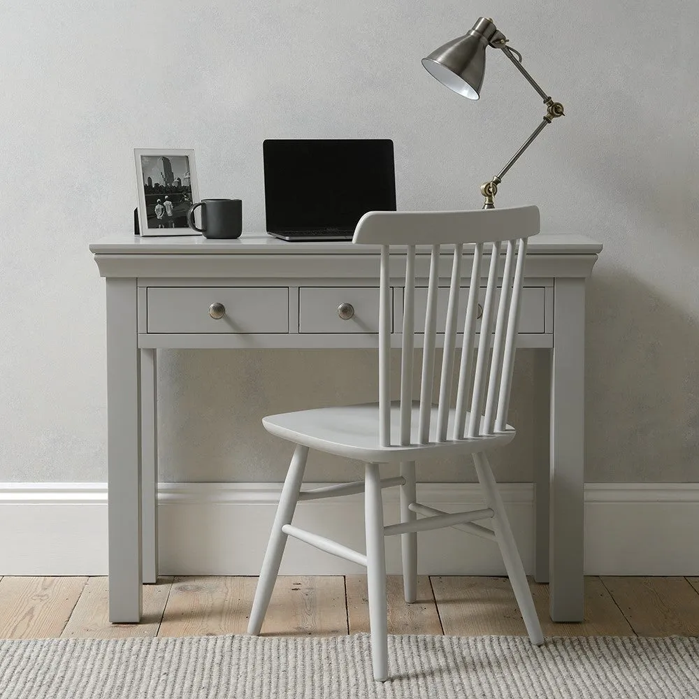 Chantilly Console Desk - Pebble Grey