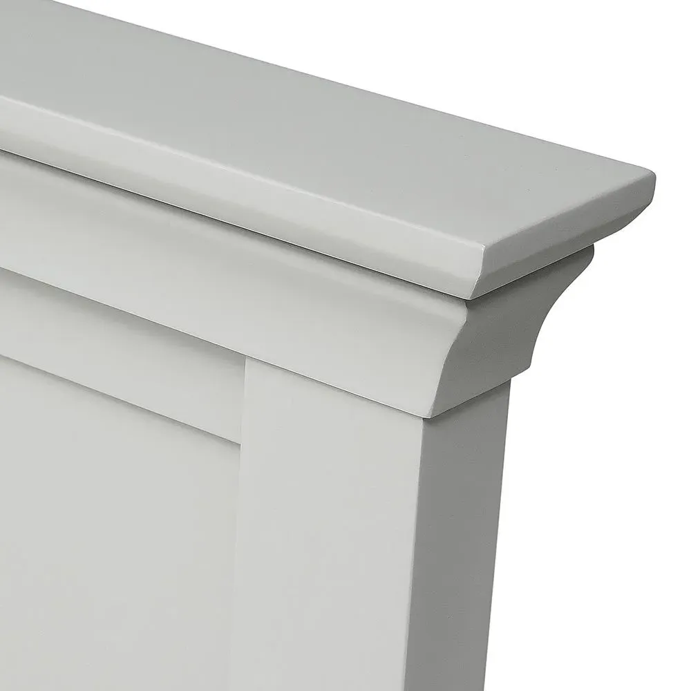 Chantilly King Size Bed Frame - Pebble Grey