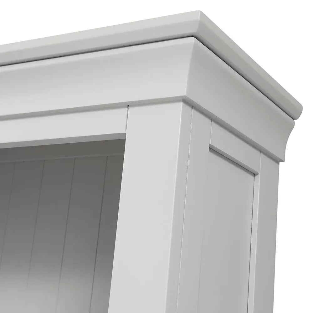 Chantilly Large Bookcase with Drawers - Pebble Grey