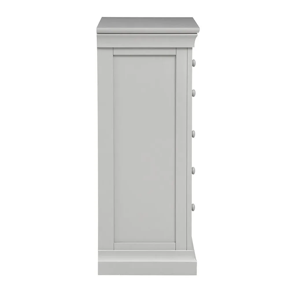 Chantilly Pebble Grey Tallboy - Grey