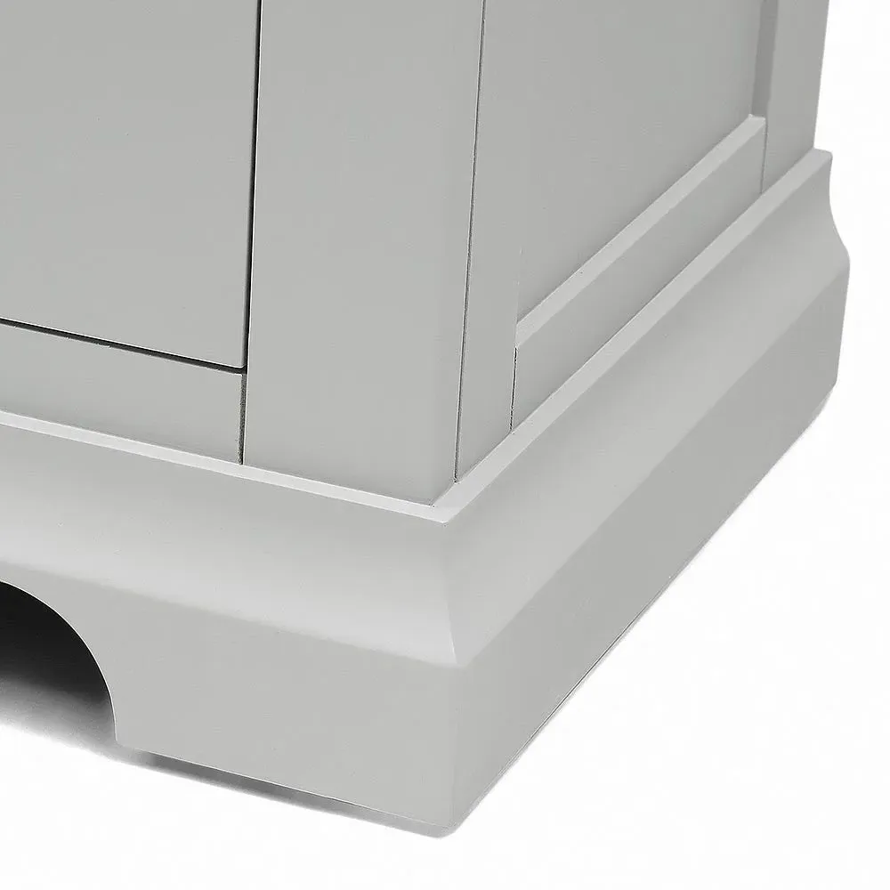 Chantilly Pebble Grey Tallboy - Grey