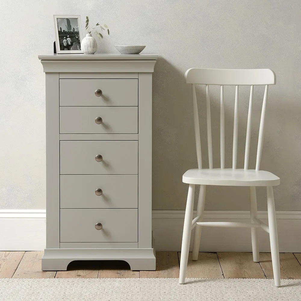 Chantilly Pebble Grey Tallboy - Grey