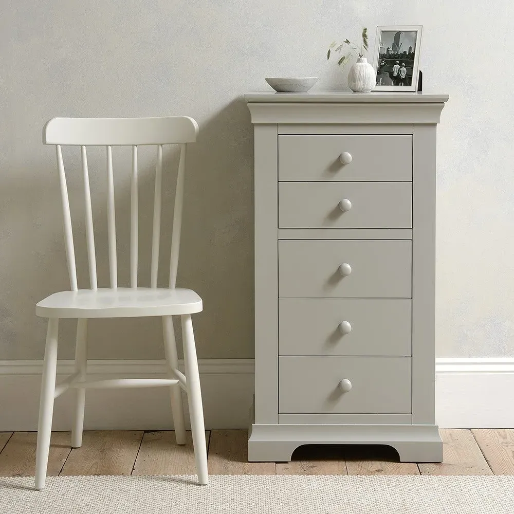 Chantilly Pebble Grey Tallboy - Grey image
