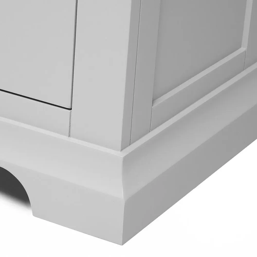 Chantilly Set of 2 Bedside Tables - Pebble Grey