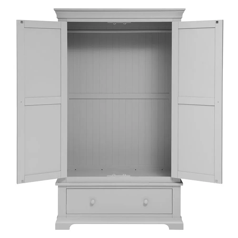 Double Wardrobe - Pebble Grey
