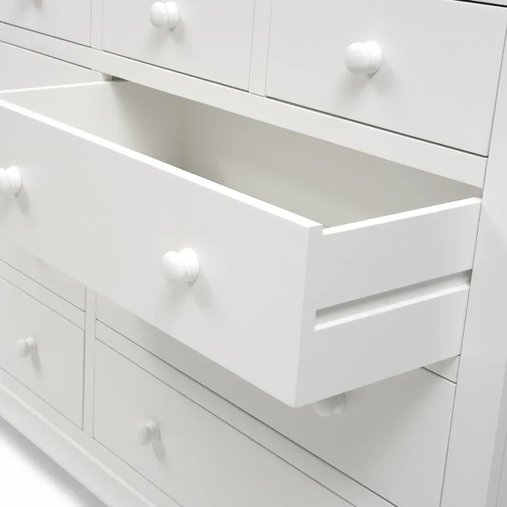 Chantilly 10 Drawer Chest - Warm White