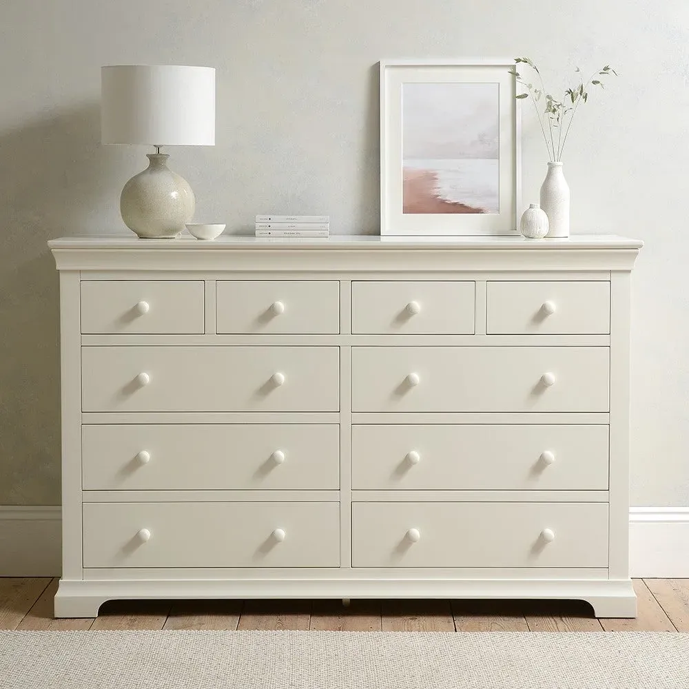 Chantilly 10 Drawer Chest - Warm White image
