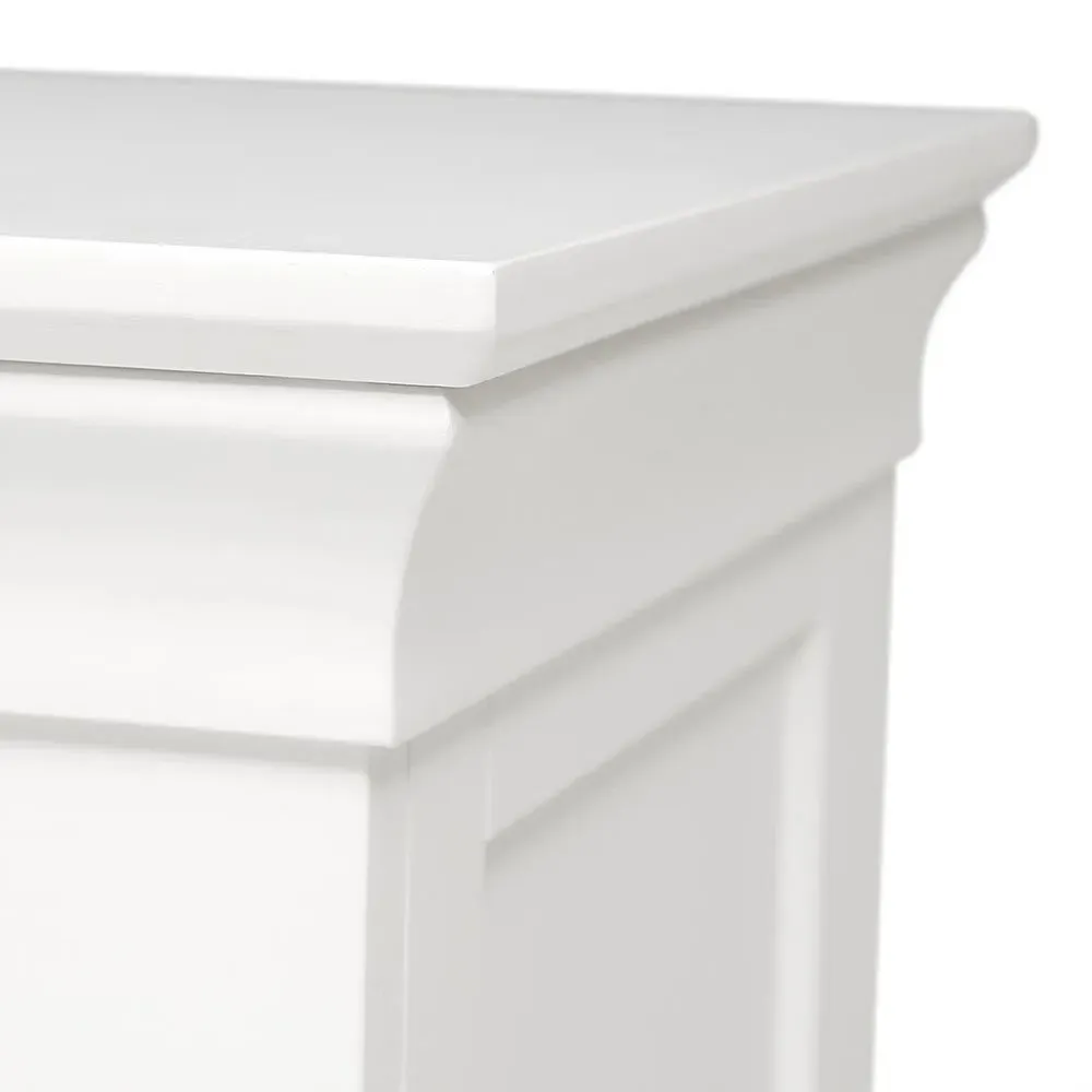 Chantilly 5 Drawer Chest - Warm White
