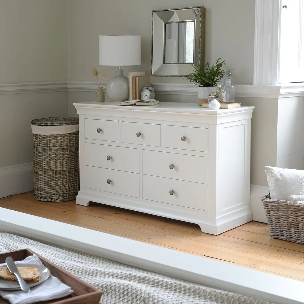 Chantilly 7 Drawer Chest - White