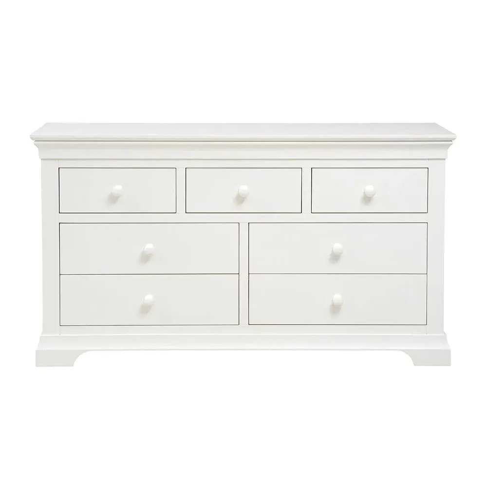 Chantilly 7 Drawer Chest - White