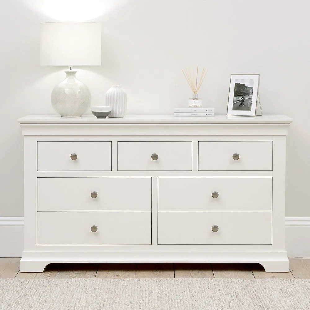 Chantilly 7 Drawer Chest - White