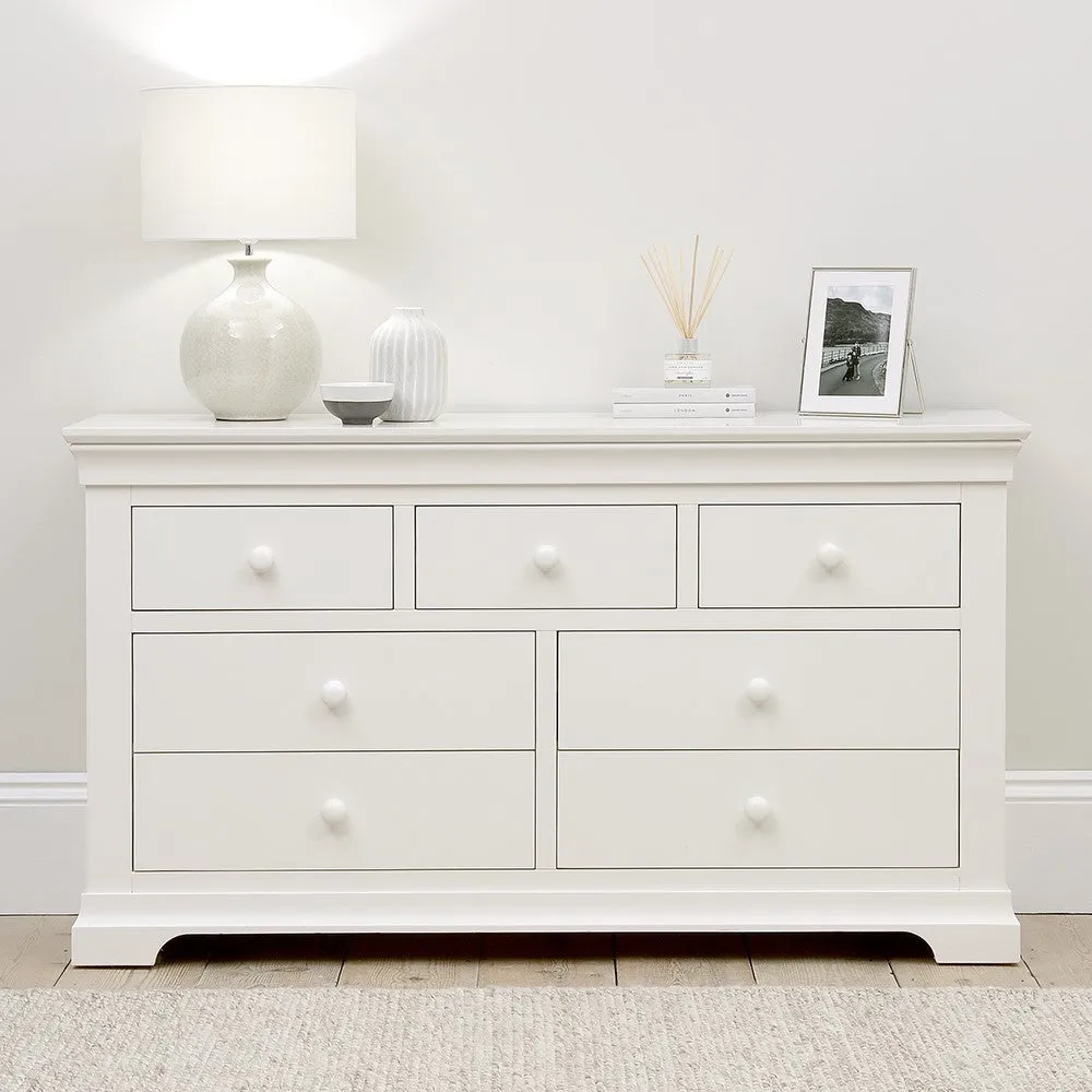 Chantilly 7 Drawer Chest - White image