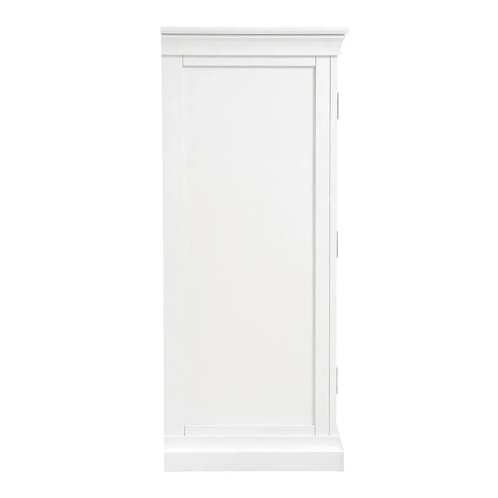 Chantilly Combination Wardrobe with Drawers - Warm White