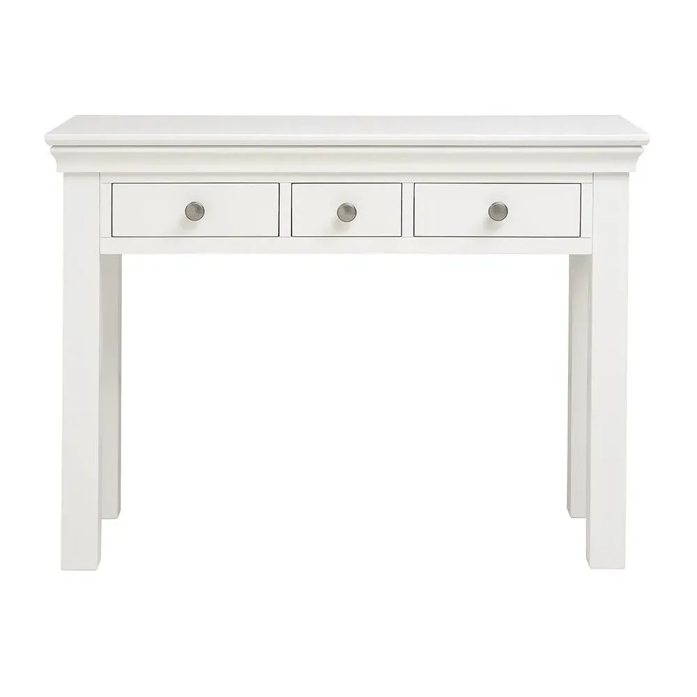 Chantilly Console Desk - Warm White