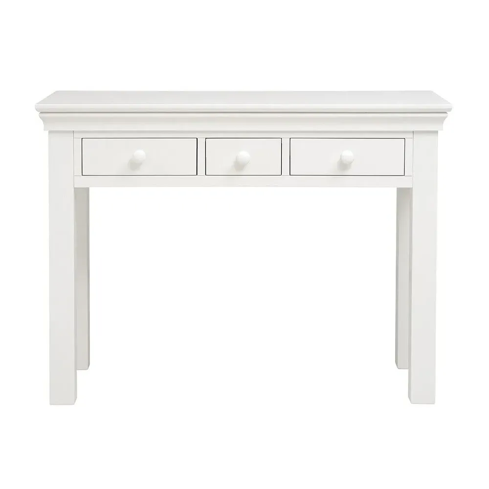 Chantilly Console Desk - Warm White