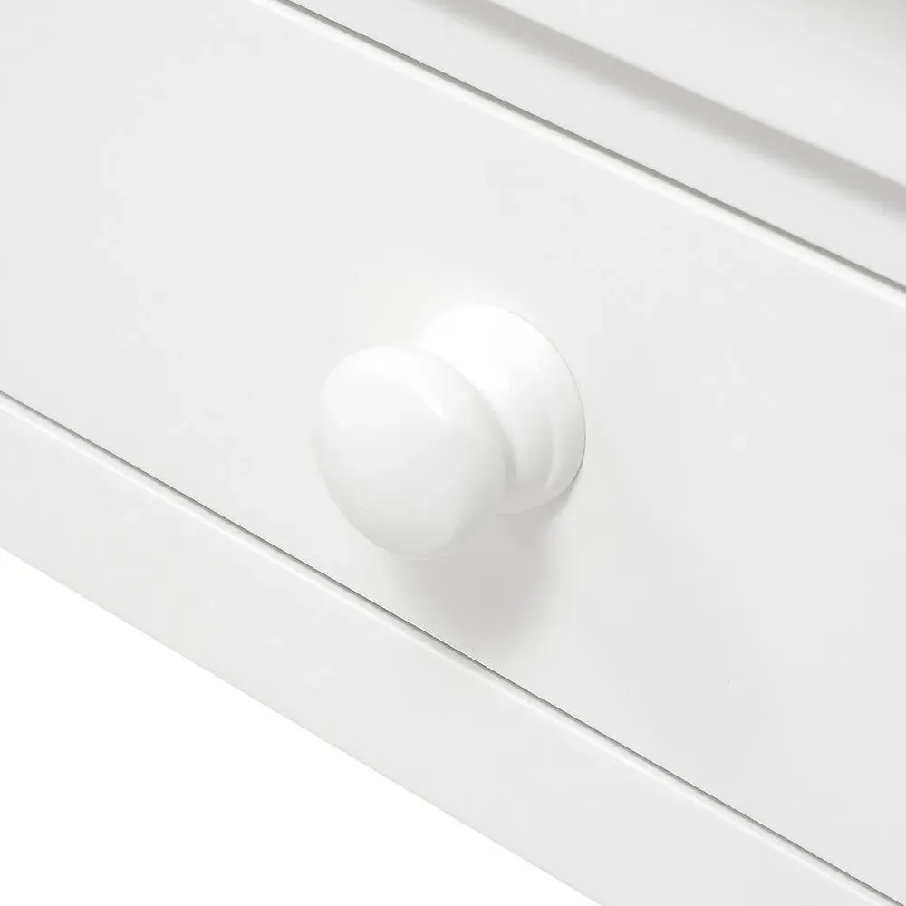 Chantilly Console Desk - Warm White