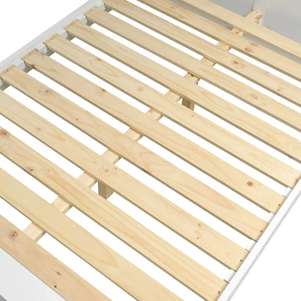 Chantilly Double Bed Frame - White