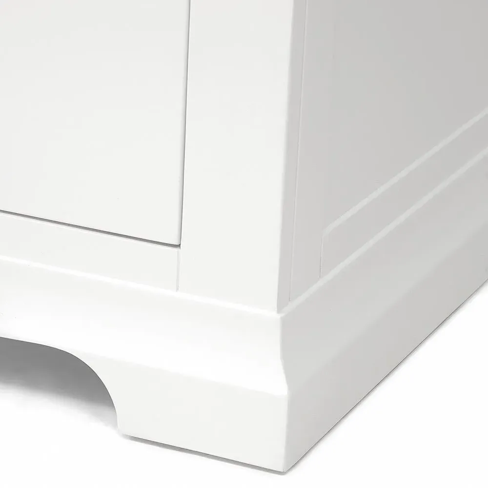 Chantilly Double Wardrobe Bedroom Set - White