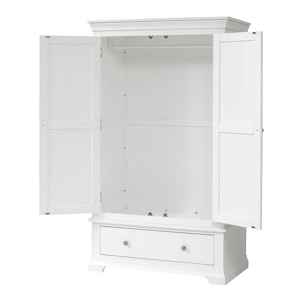 Chantilly Double Wardrobe Bedroom Set - White image