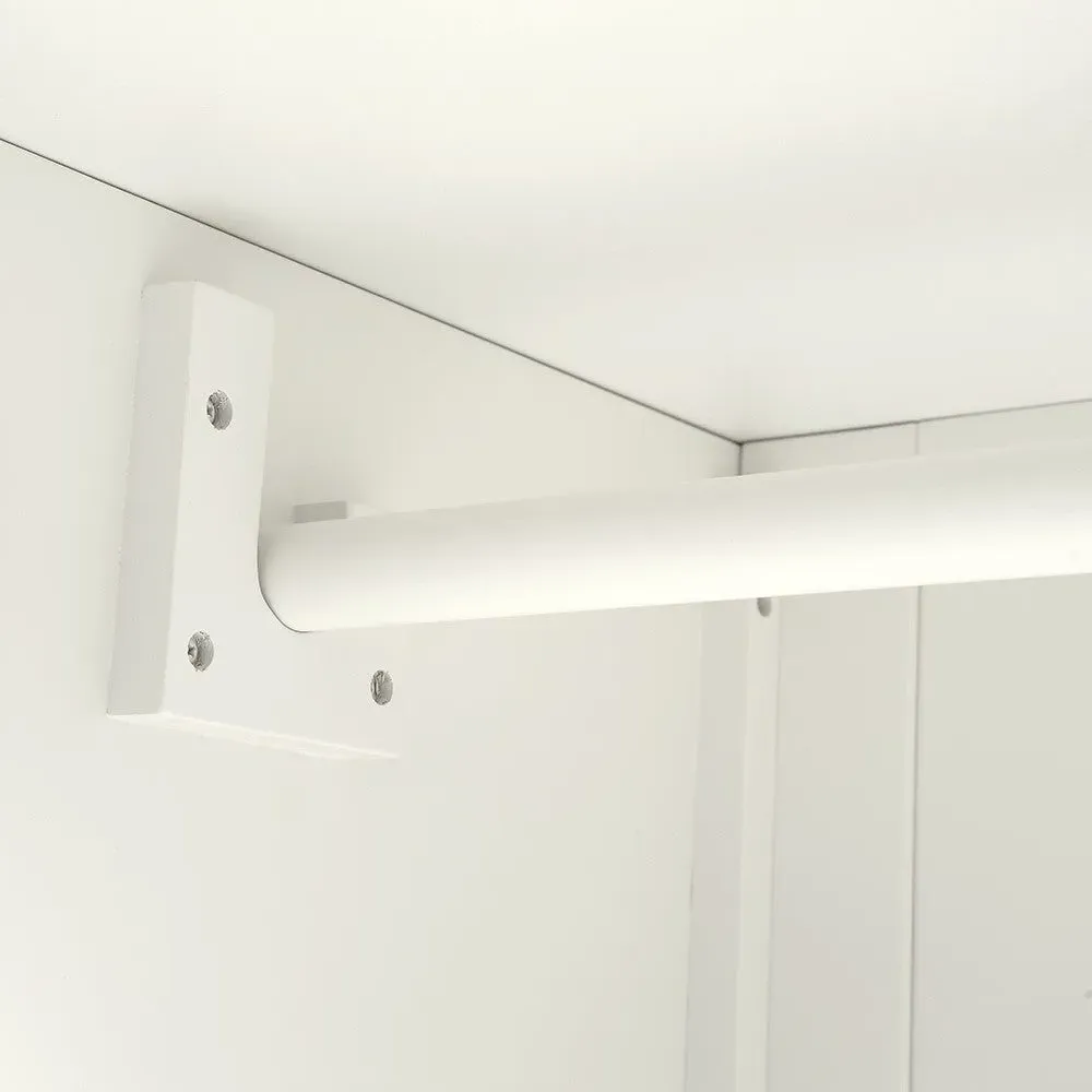 Chantilly Four Door Wardrobe - Warm White