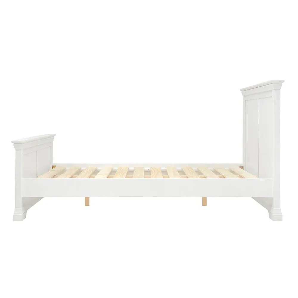 Chantilly King Size Bed Frame - White