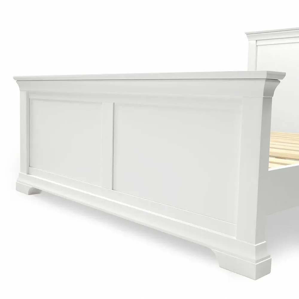 Chantilly King Size Bed Frame - White