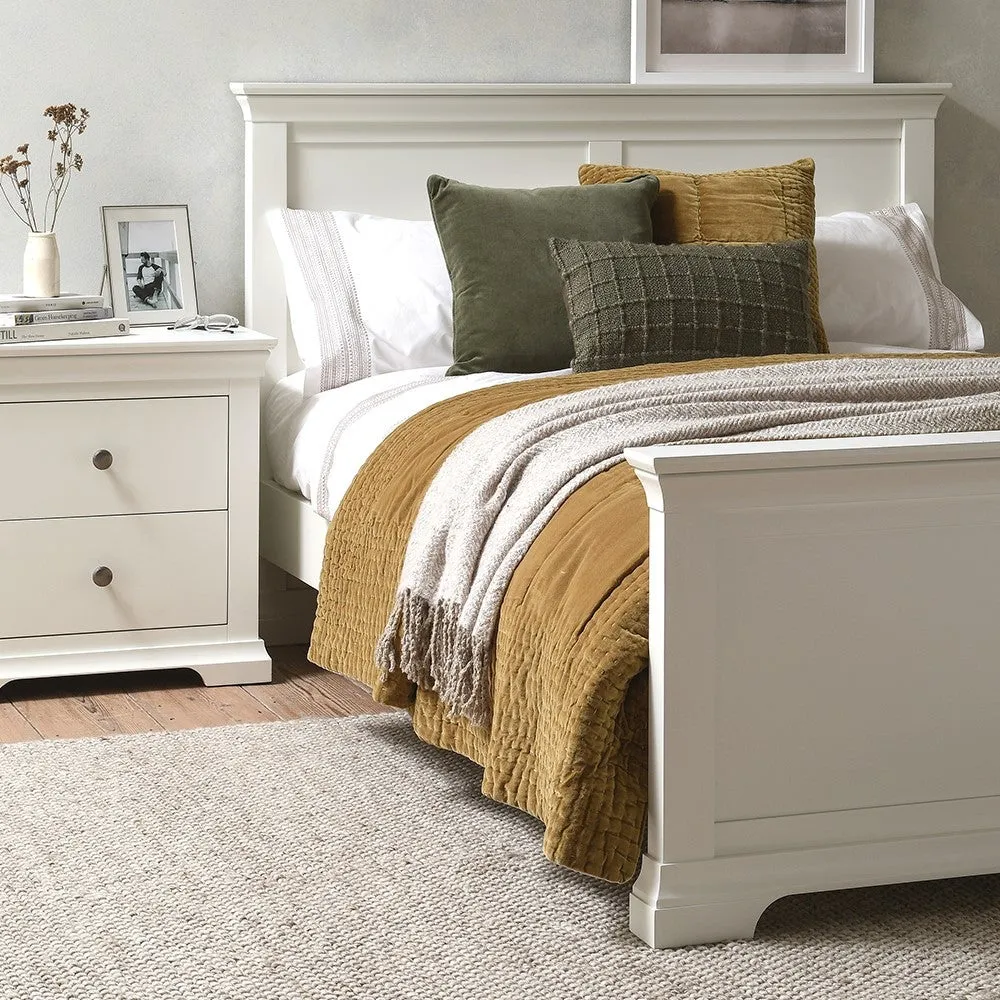 Chantilly King Size Bed Frame - White