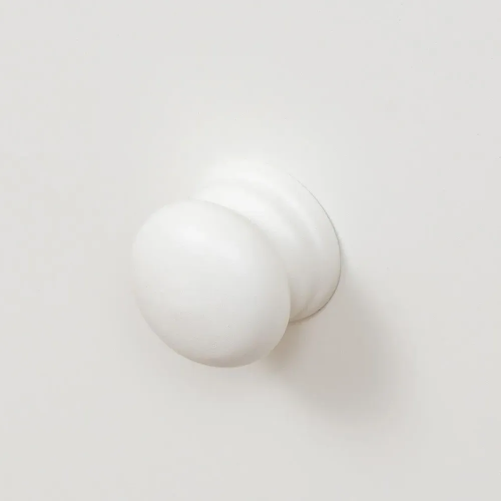 Chantilly Large 2 Drawer Bedside Table - White