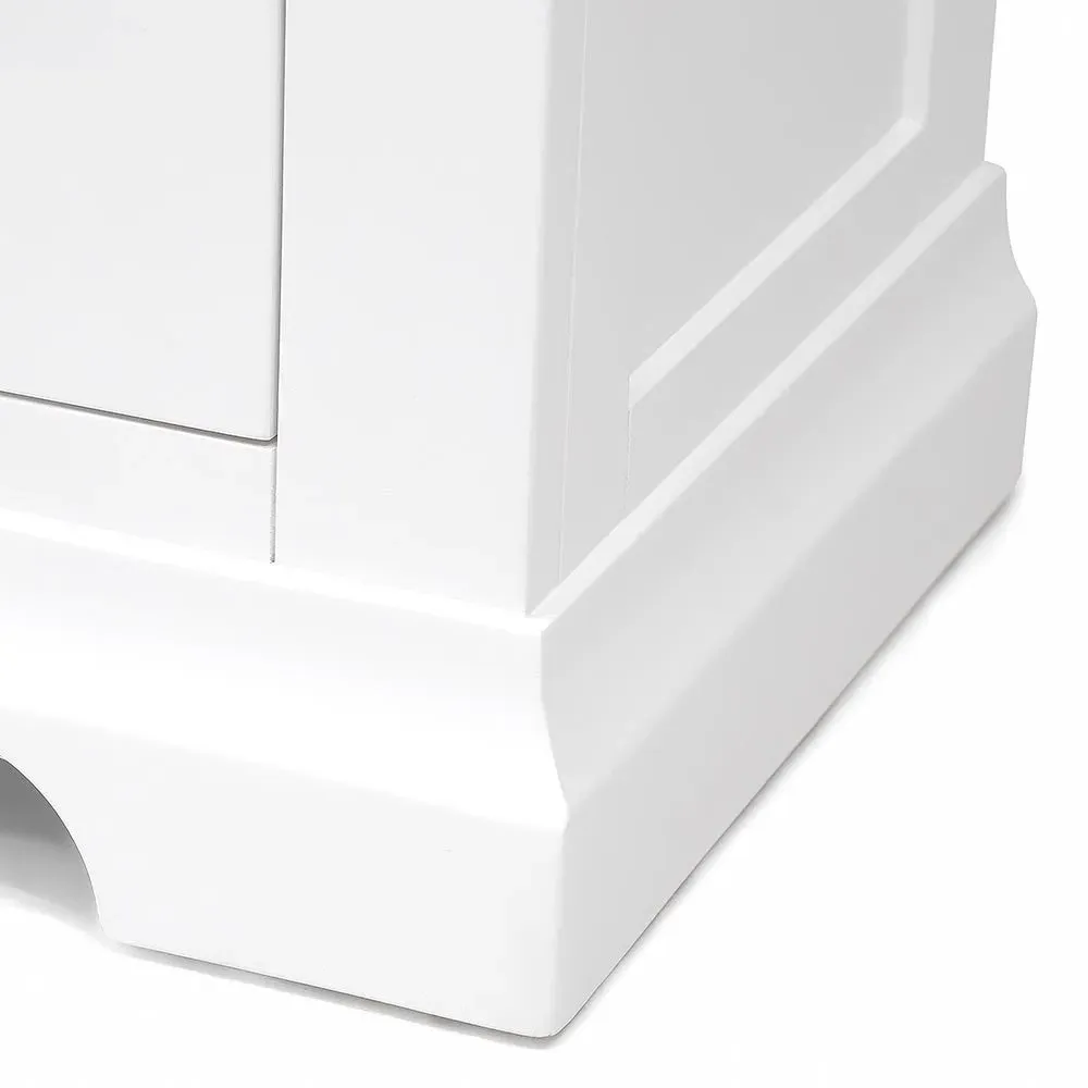 Chantilly Pair of Bedside Tables - Warm White