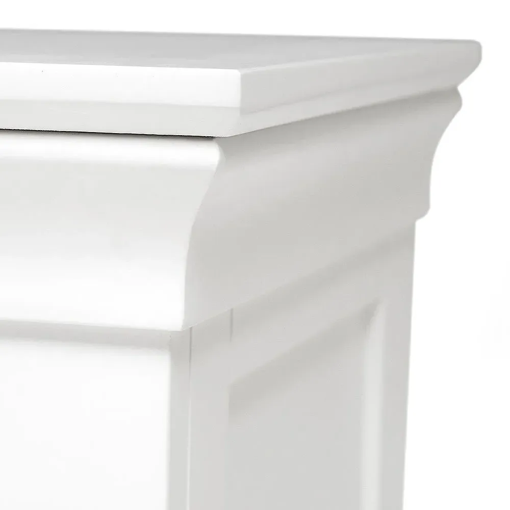 Chantilly Pair of Bedside Tables - Warm White
