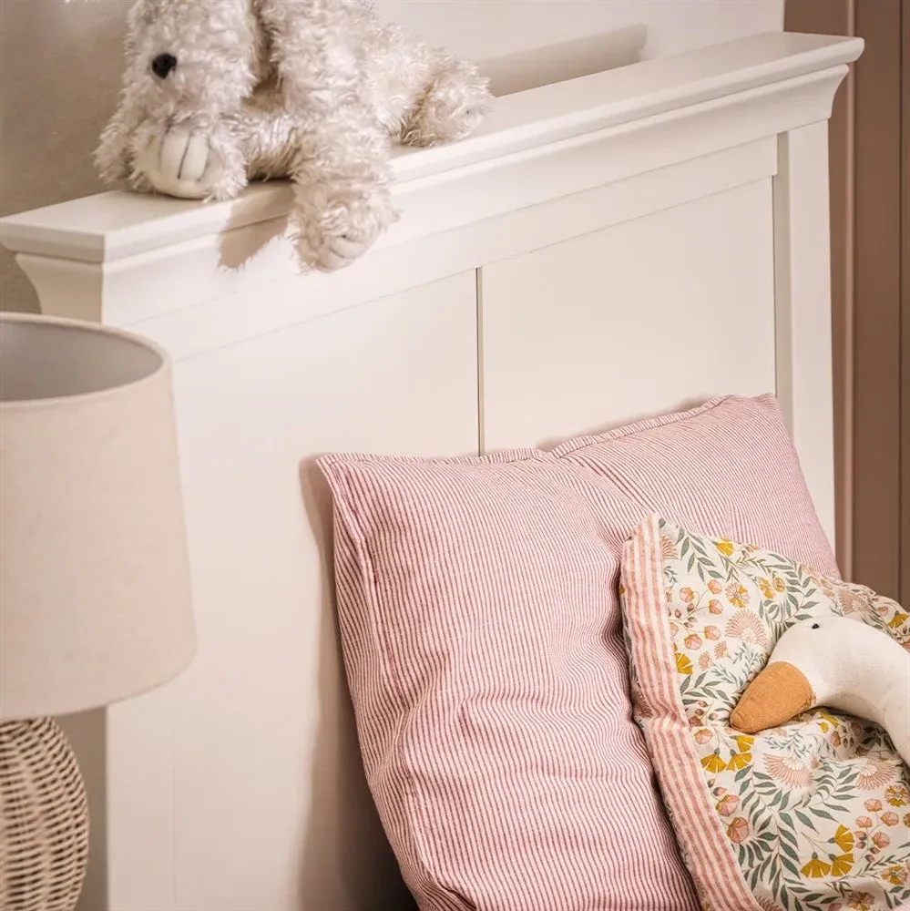 Chantilly Single Bed Frame - Warm White