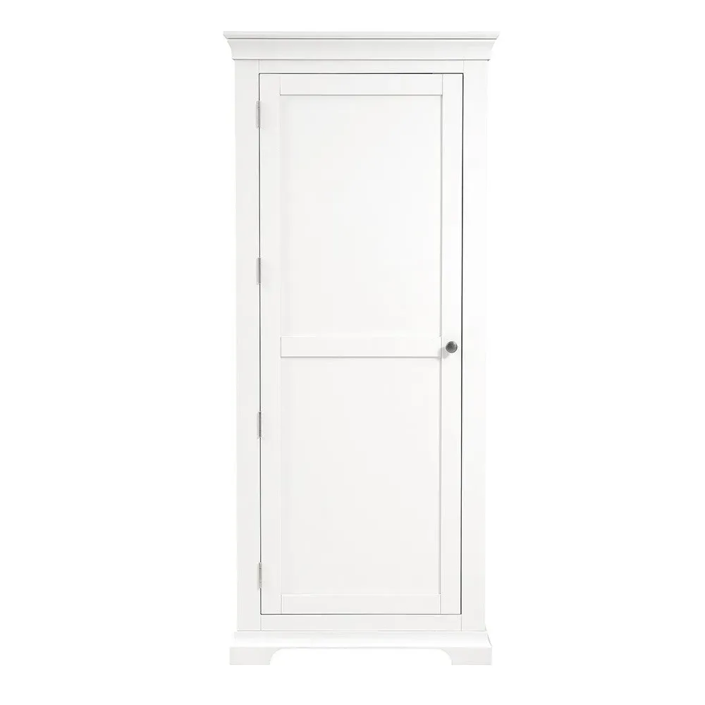 Chantilly Single Wardrobe - White