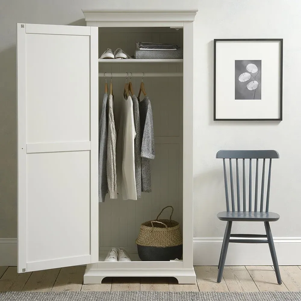 Chantilly Single Wardrobe - White