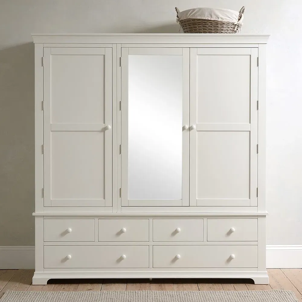 Grand Triple Wardrobe - Warm White