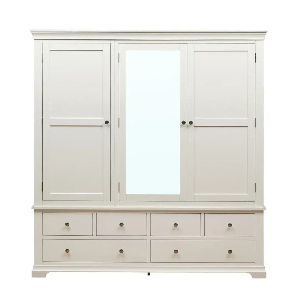 Grand Triple Wardrobe - Warm White