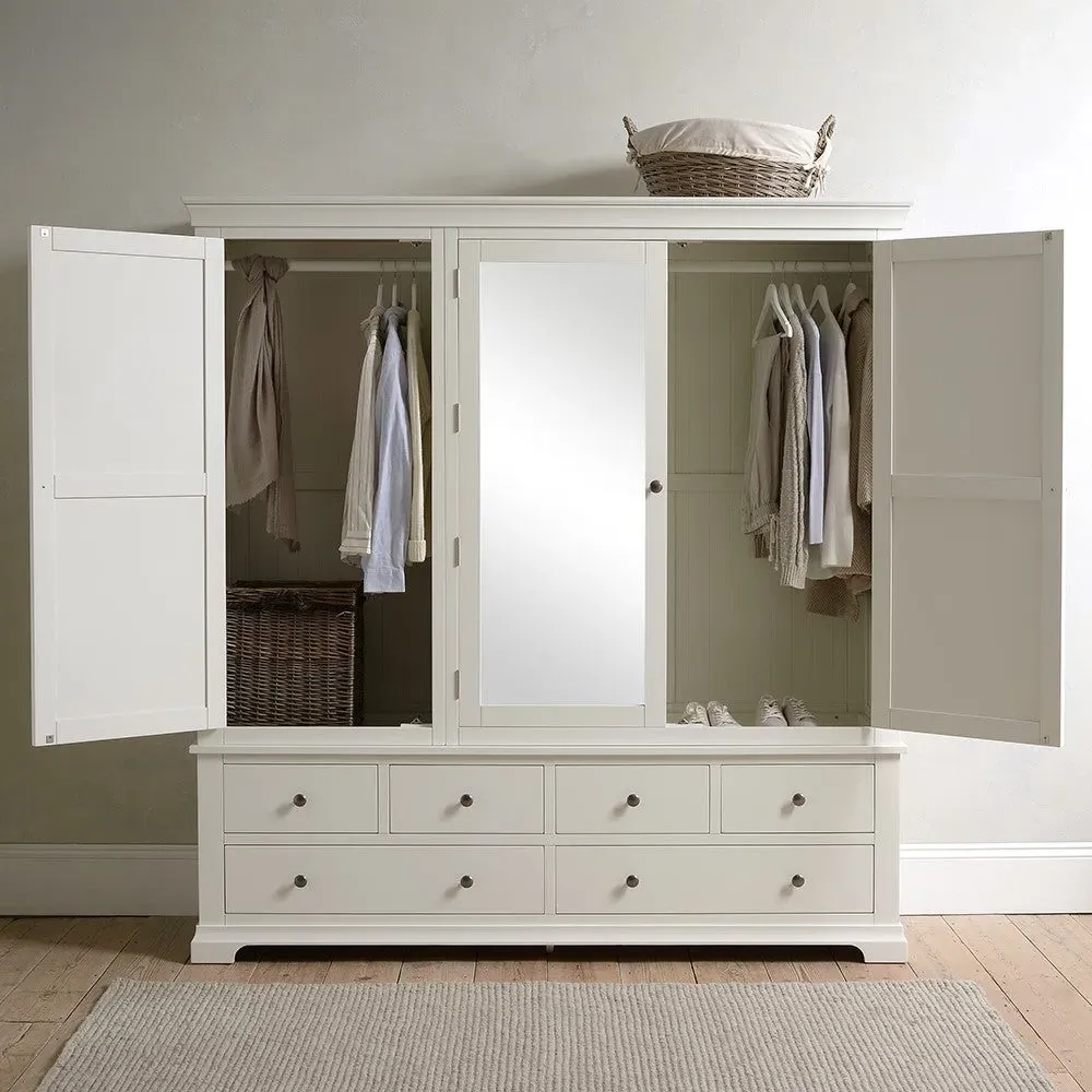 Grand Triple Wardrobe - Warm White image