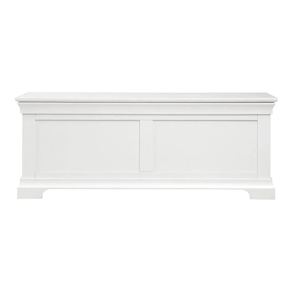 Wide Blanket Box - Warm White image