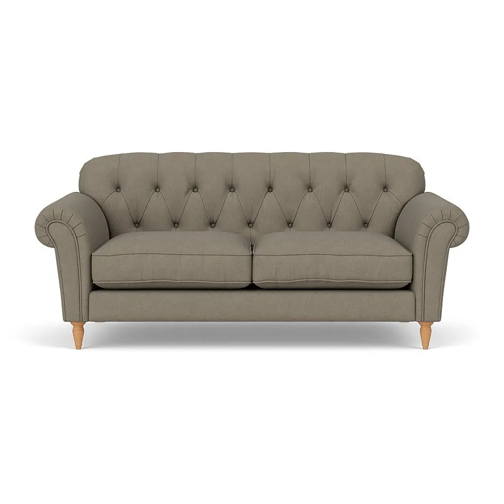 3-Seater Sofa - Mid Grey, House Linen Mix image