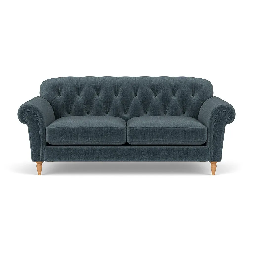 3-Seater Sofa - Teal, Eco Chenille image