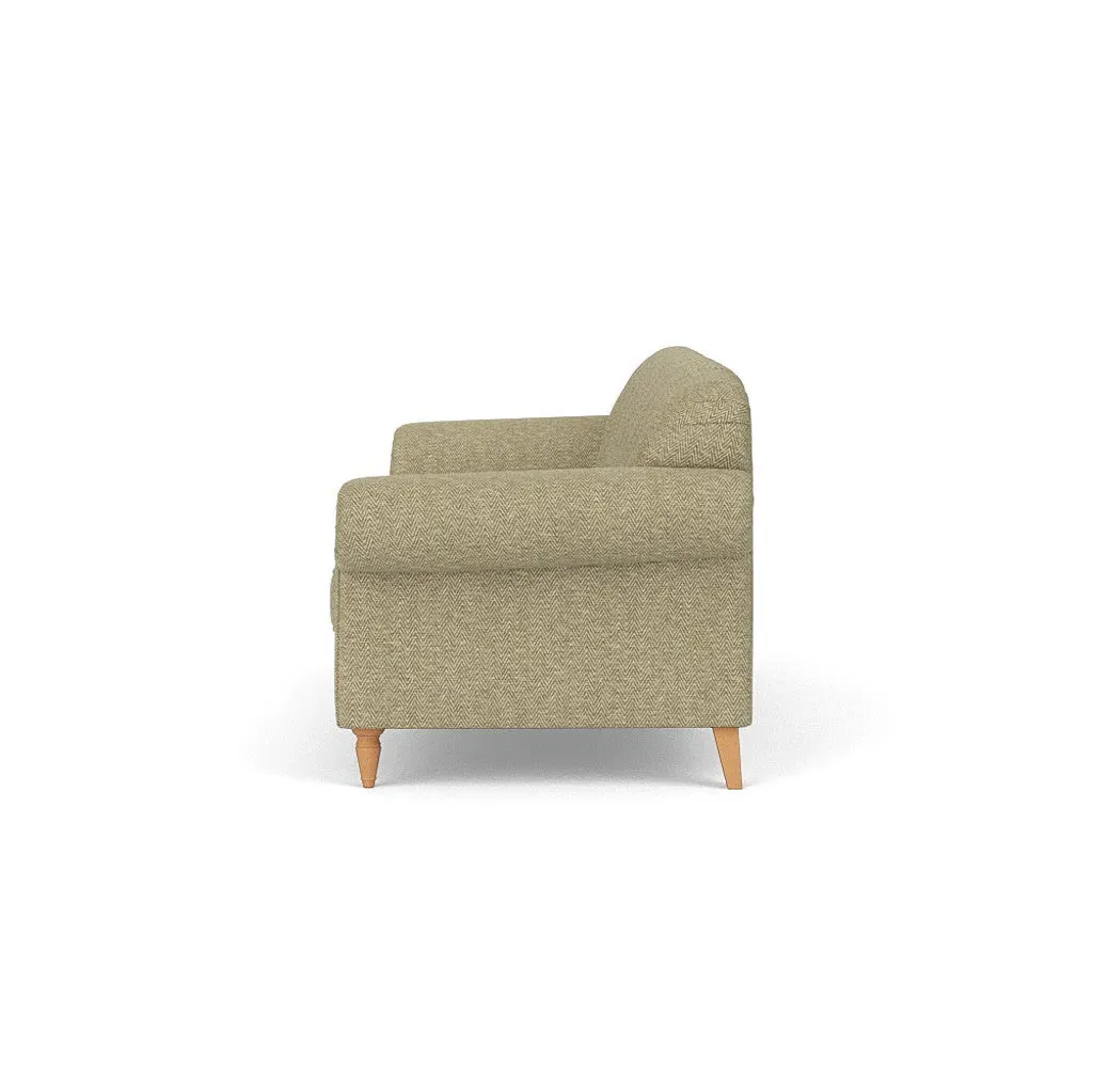 4-Seater Sofa - Apple, Herringbone Weave