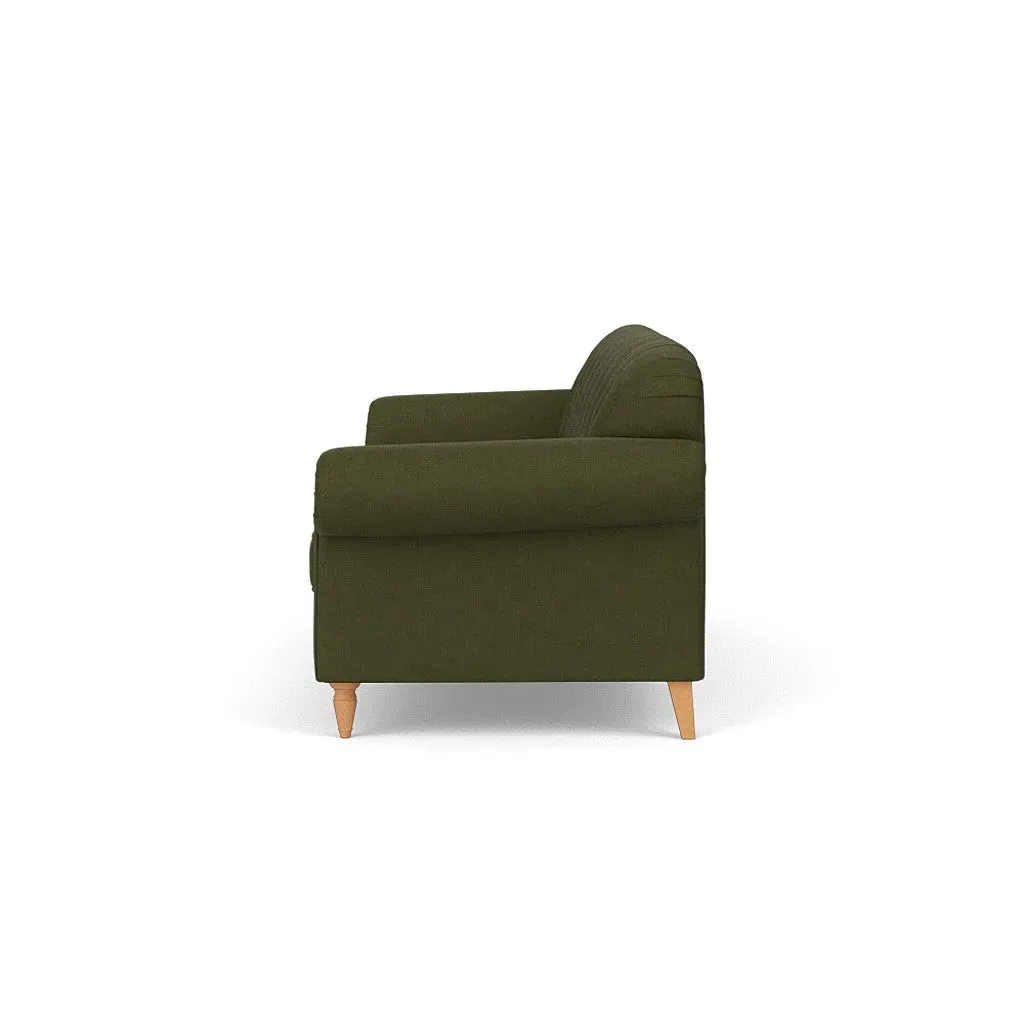 4-Seater Sofa - Forest Green, House Linen Mix