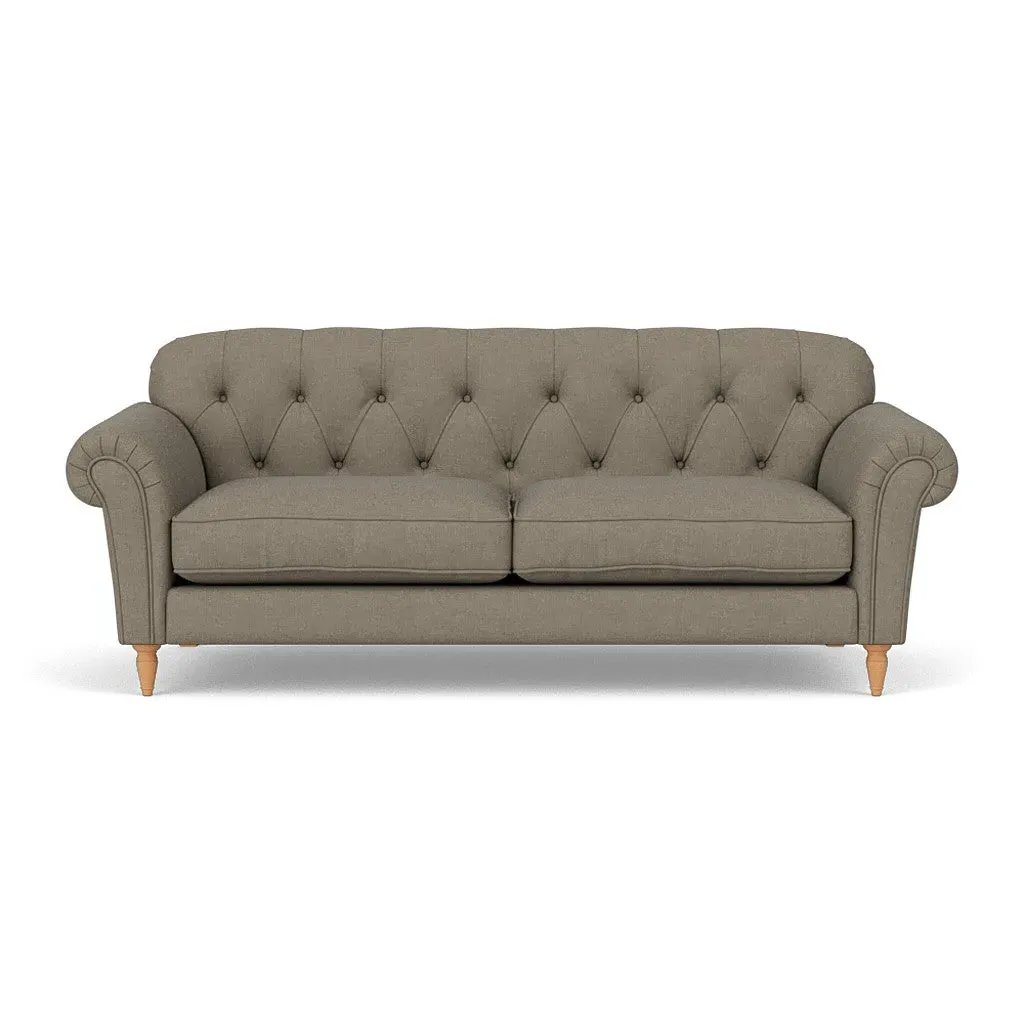4-Seater Sofa - Mid Grey, House Linen Mix