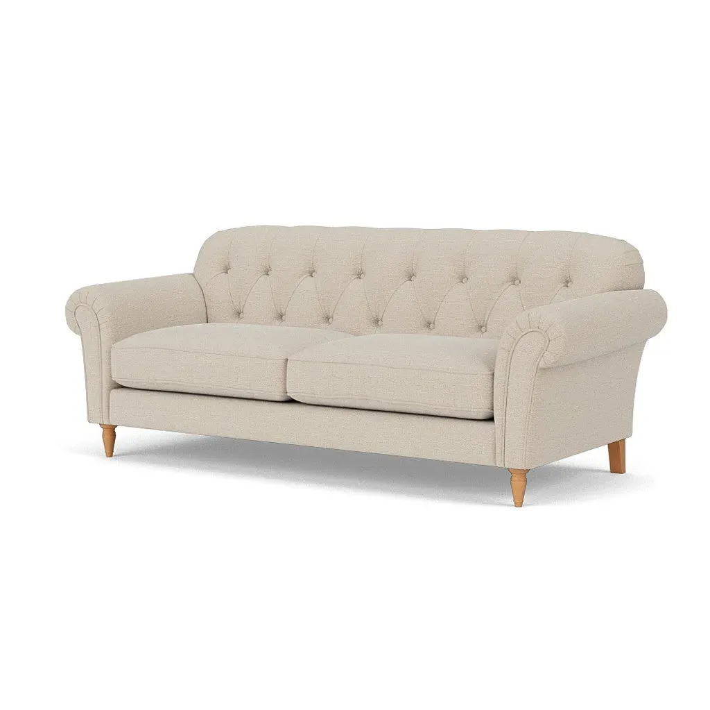 4-Seater Sofa - Natural, Rustic Weave