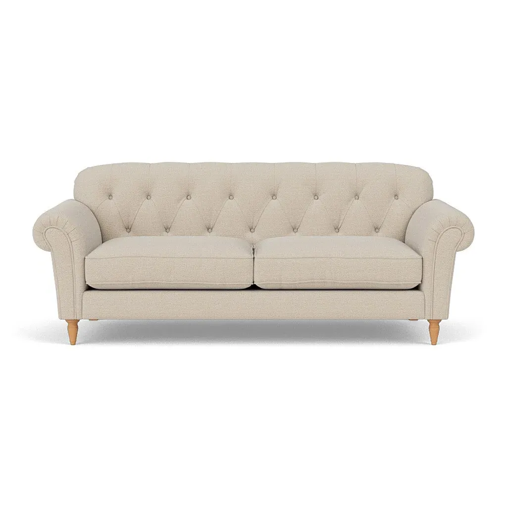 4-Seater Sofa - Natural, Rustic Weave