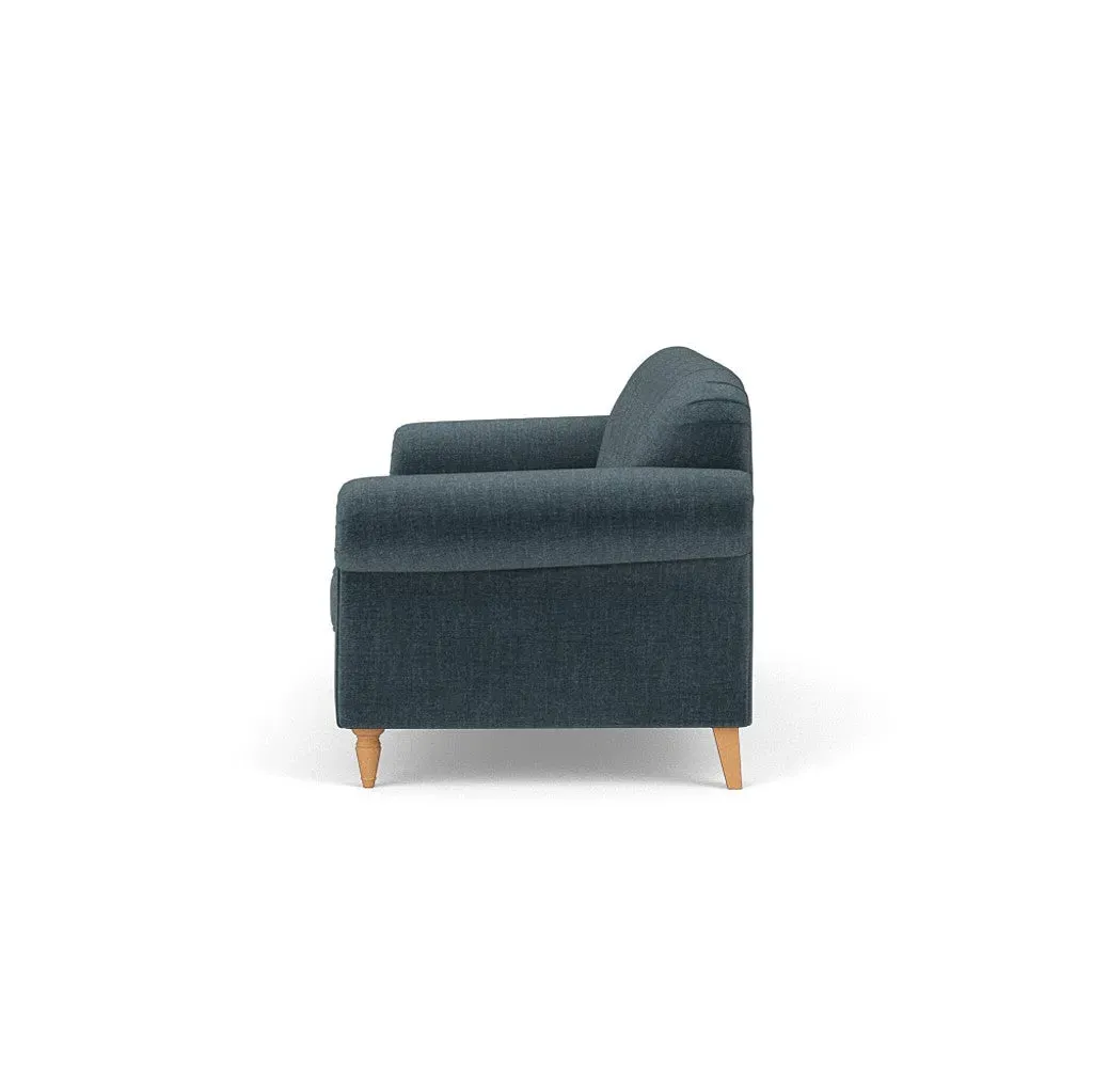 4-Seater Sofa - Teal, Eco Chenille