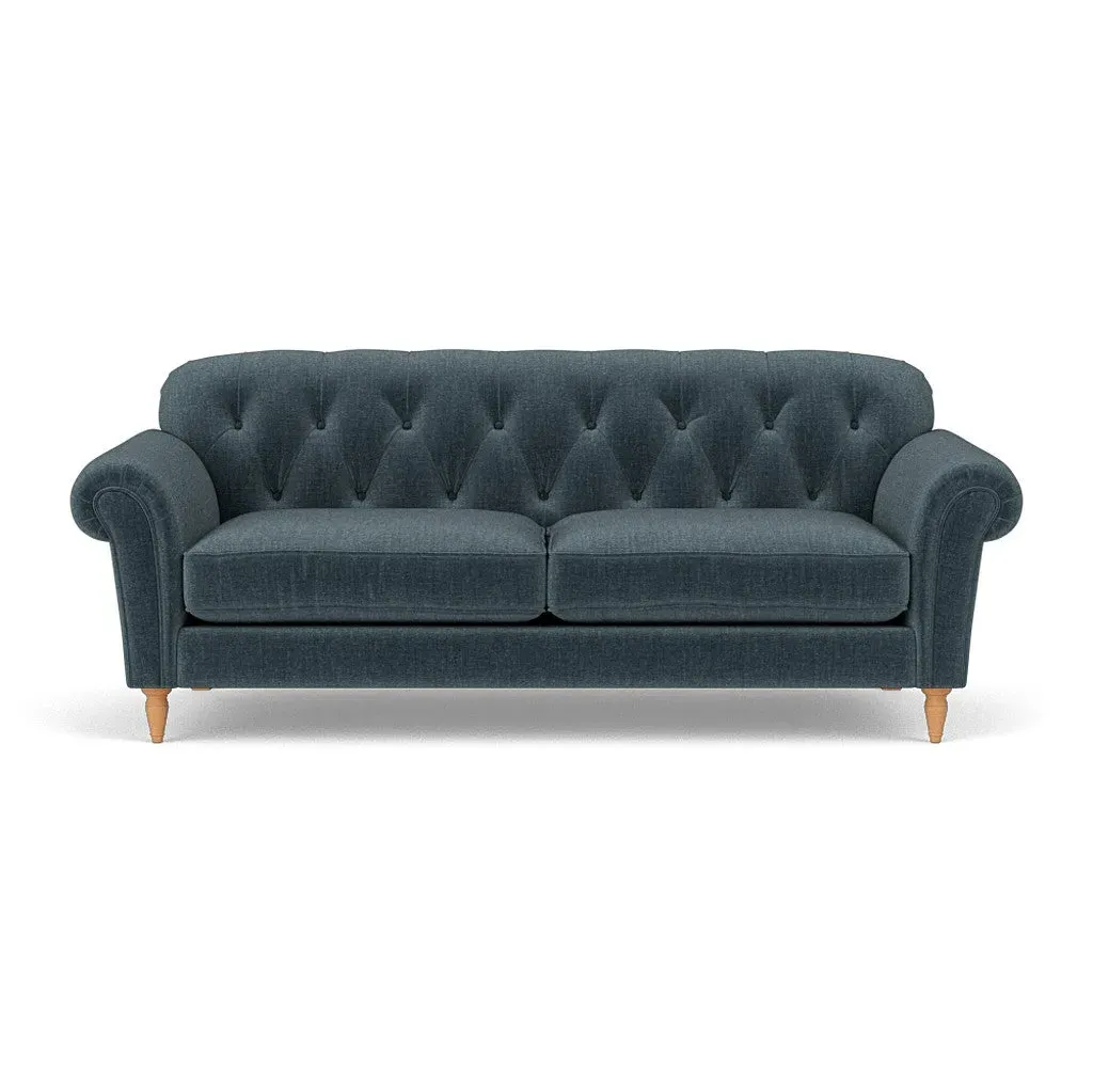 4-Seater Sofa - Teal, Eco Chenille