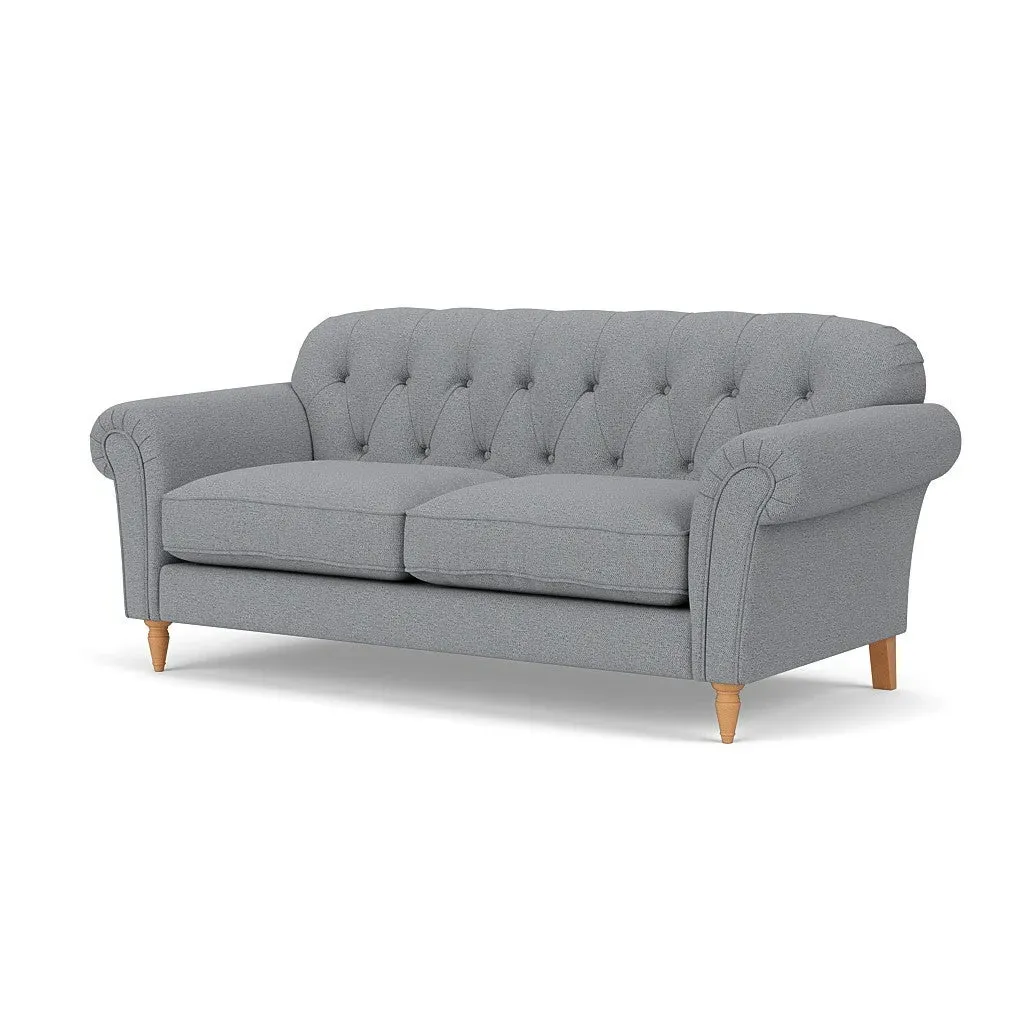 Chapman 3-Seater Sofa - Blue Marl, House Weave