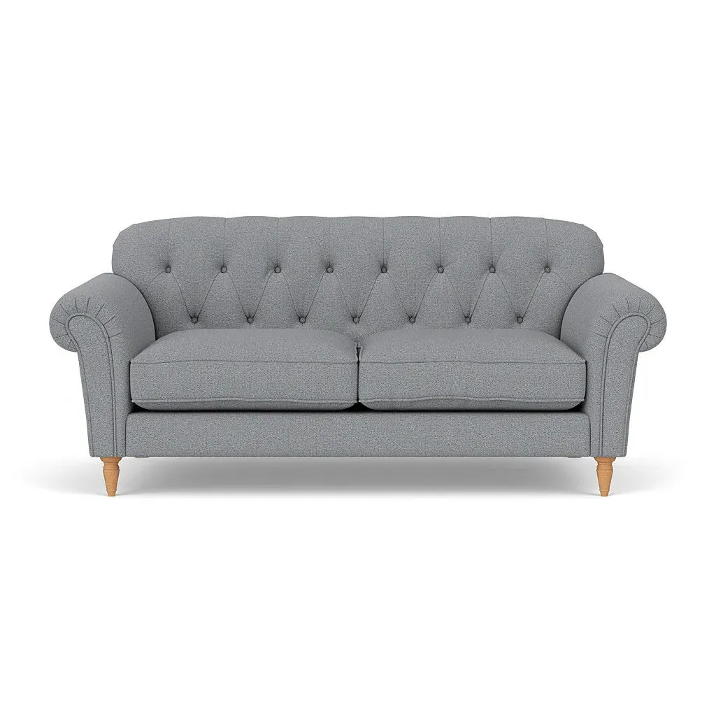 Chapman 3-Seater Sofa - Blue Marl, House Weave image