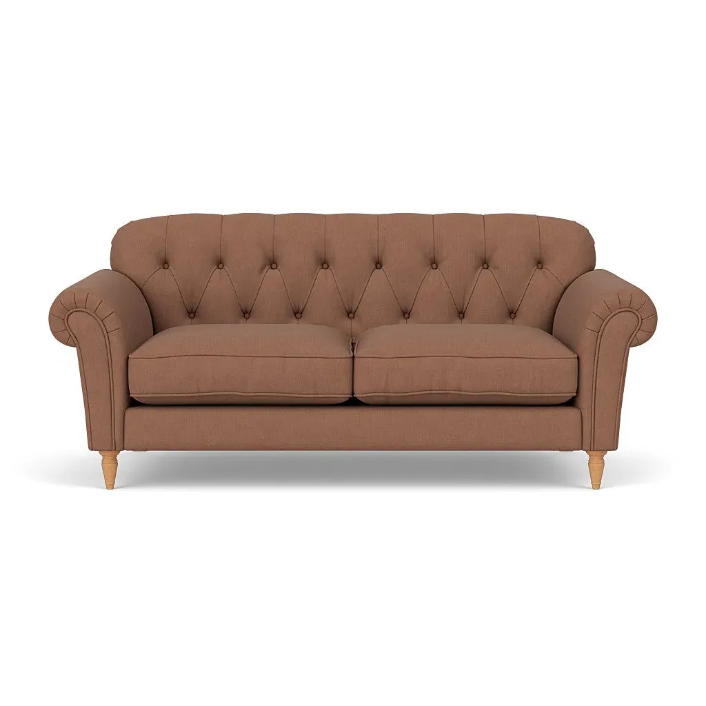 Chapman 3-Seater Sofa - Dusky Blush, House Linen Mix image